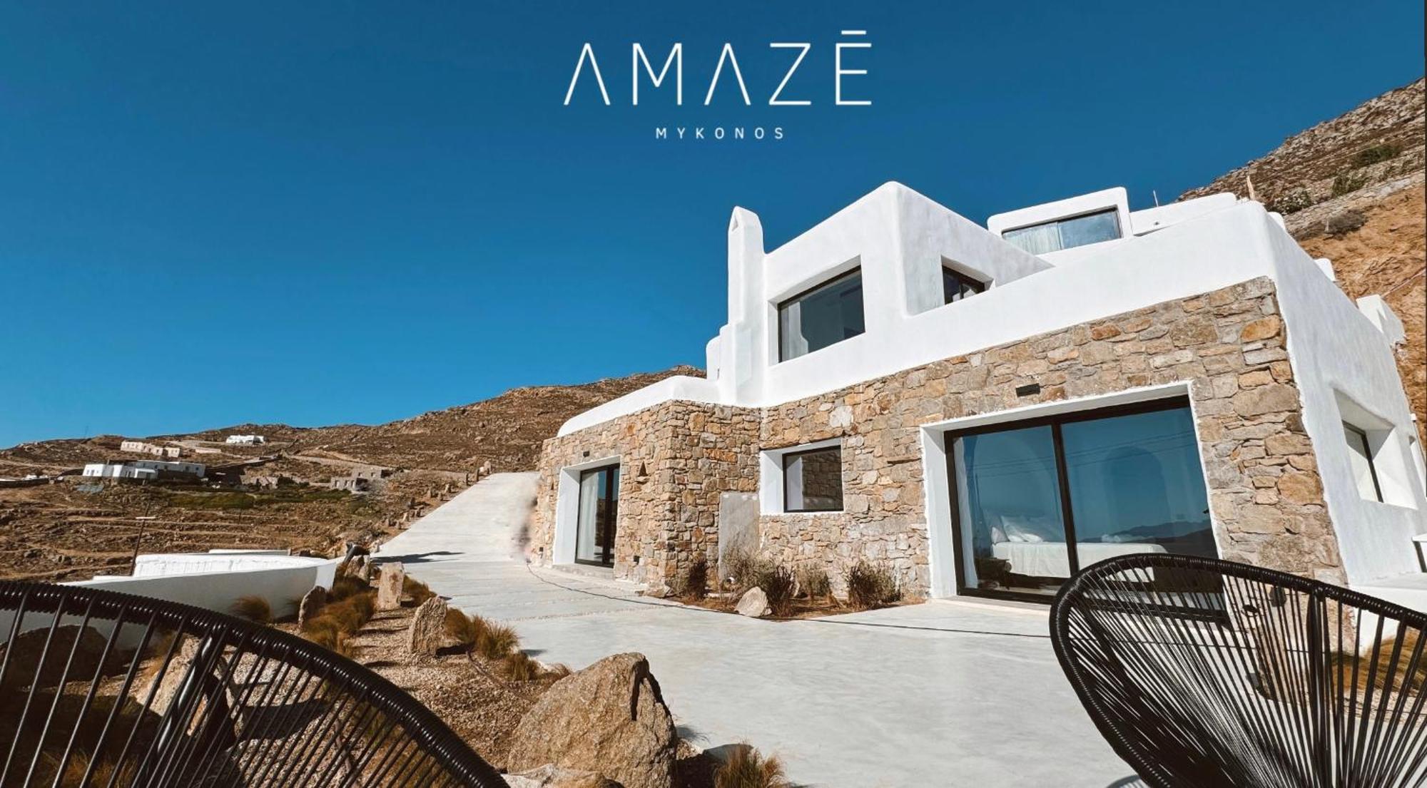 Amaze Mykonos Villa Mykonos Town Exteriör bild